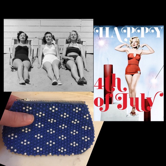 1950s true unique vintage zip change purse♥️ - Picture 2 of 8